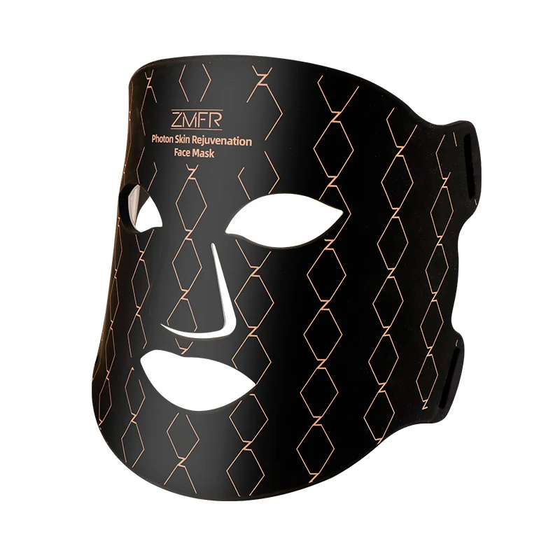 New Arrival Red Led Light Therapy infrared Flexible Soft Mask Silicone 4 Color Led Therapy Photon Mask