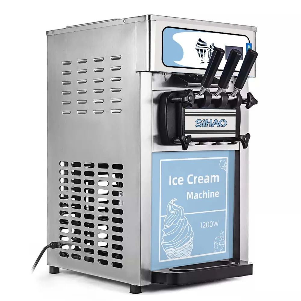 Commercial 18L 3 flavor ice-cream machine automatic yogurt ice cream machine