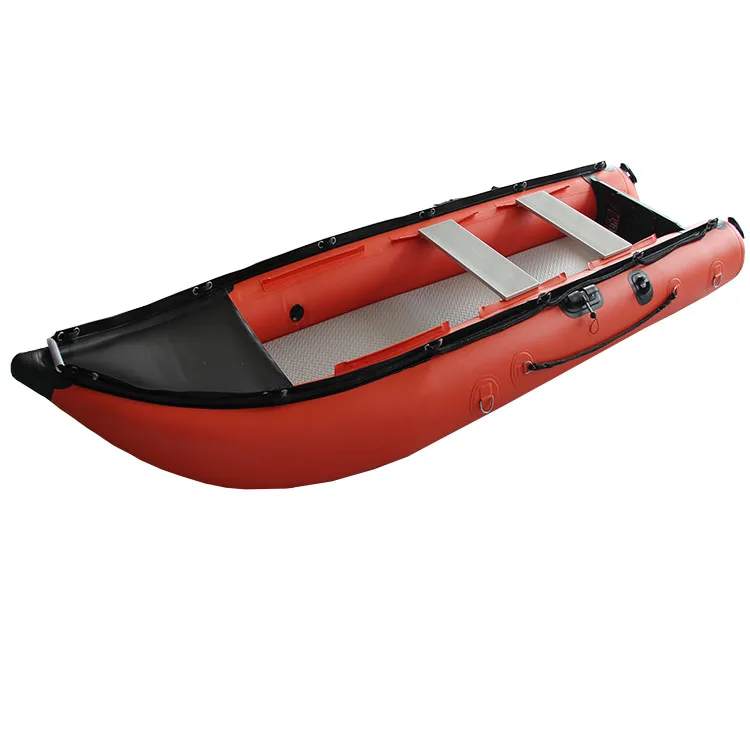 Хит продаж надувные 70 3 7 м Kaboat красный Hypalon/ПВХ рыбацкая лодка каяк 370