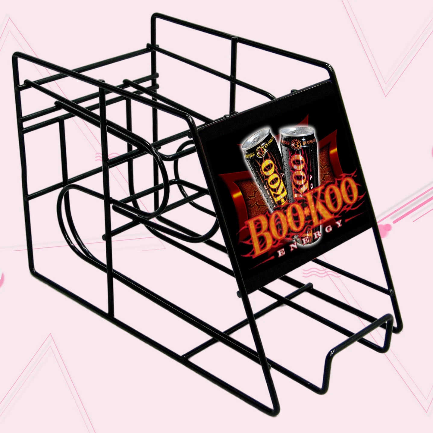 Beverage Display Metal Drink Display Rack POP Display