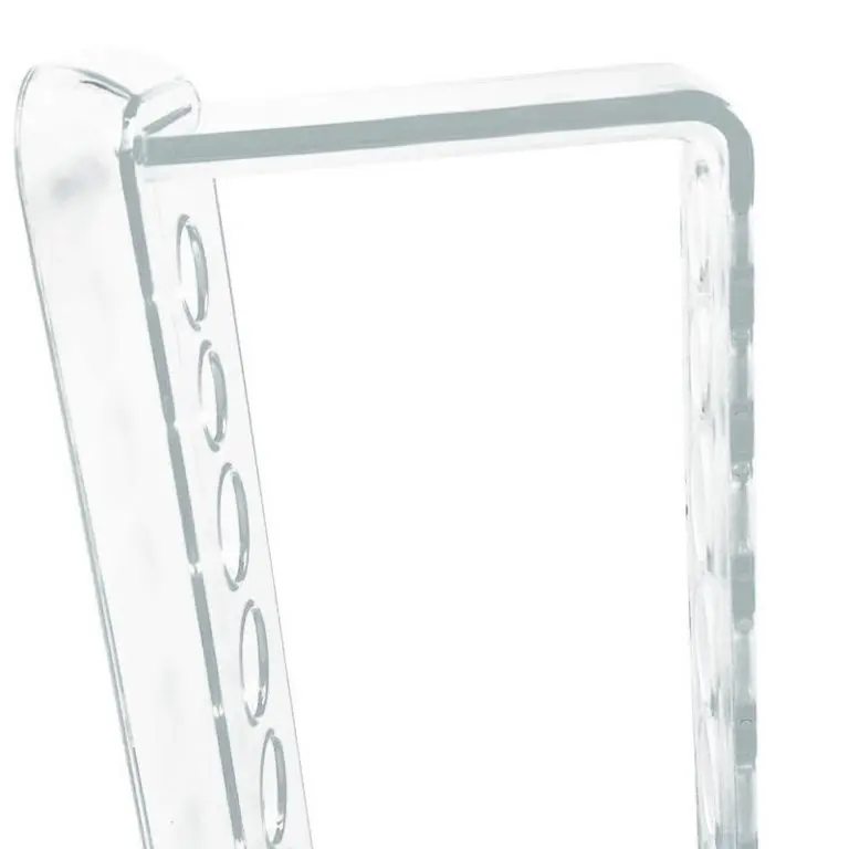 Plastic Culture tube Display Shelf Transparent Scientific Experiment Glass Test Tube Rack