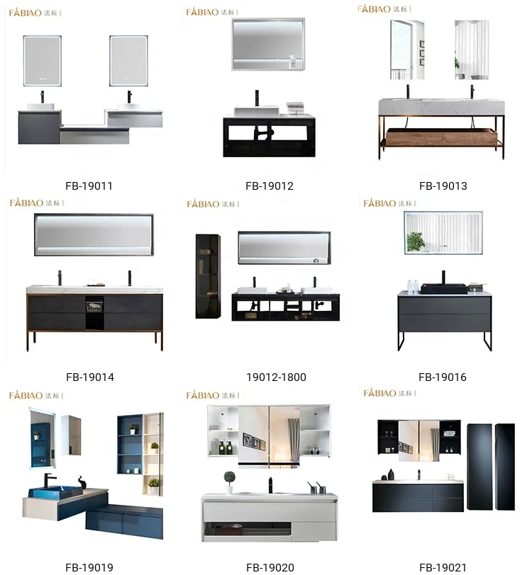 Manufactured bathroom vanity mirror cabinet bathroom furniture with reasonable price