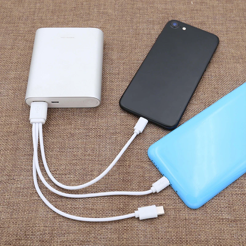  Подходит для Android Type-C Letv быстрый зарядный кабель 3 в 1 с одним сопротивлением и тремя кабелями передачи