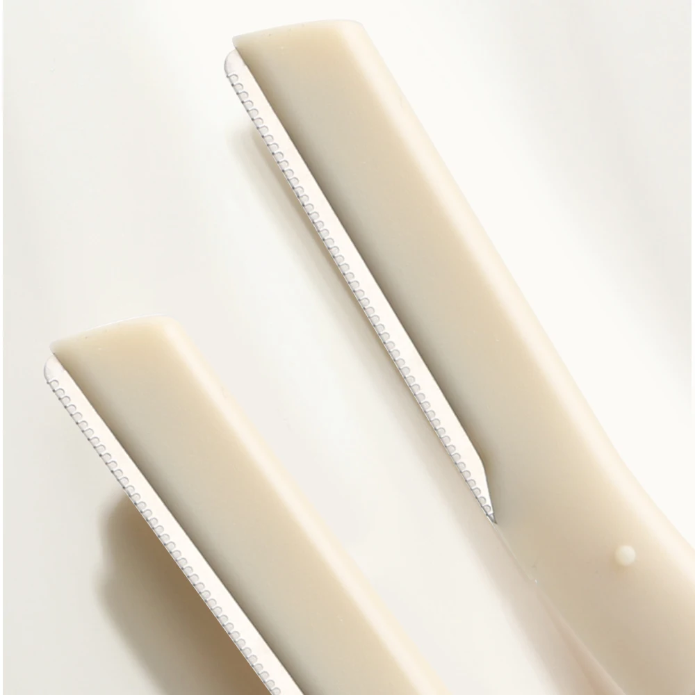 Post consumer Recycled  material facial razor, single blade stainless steel hair remover dermaplaning tool