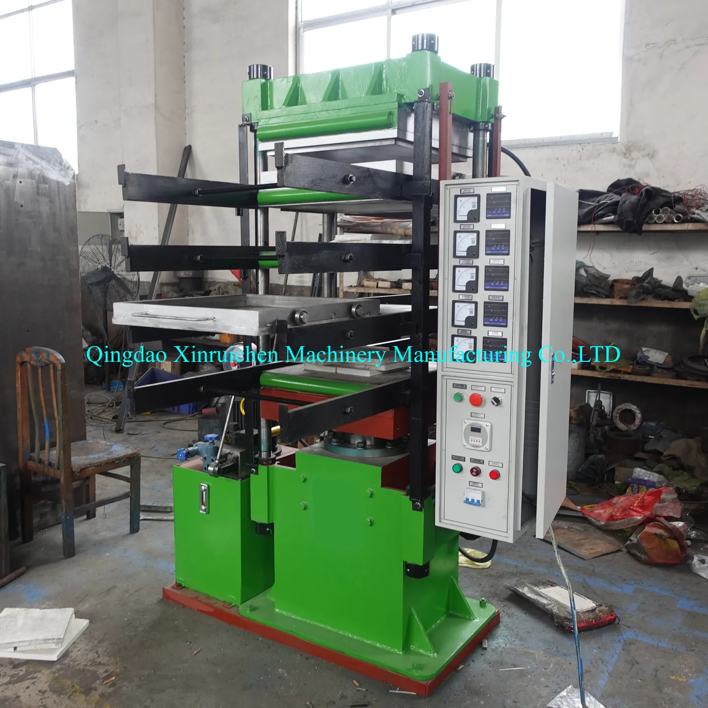 50T EPDM Rubber tiles Hydraulic Hot Press/Rubber Flooring Tile Machine / Rubber Vulcanizing Press