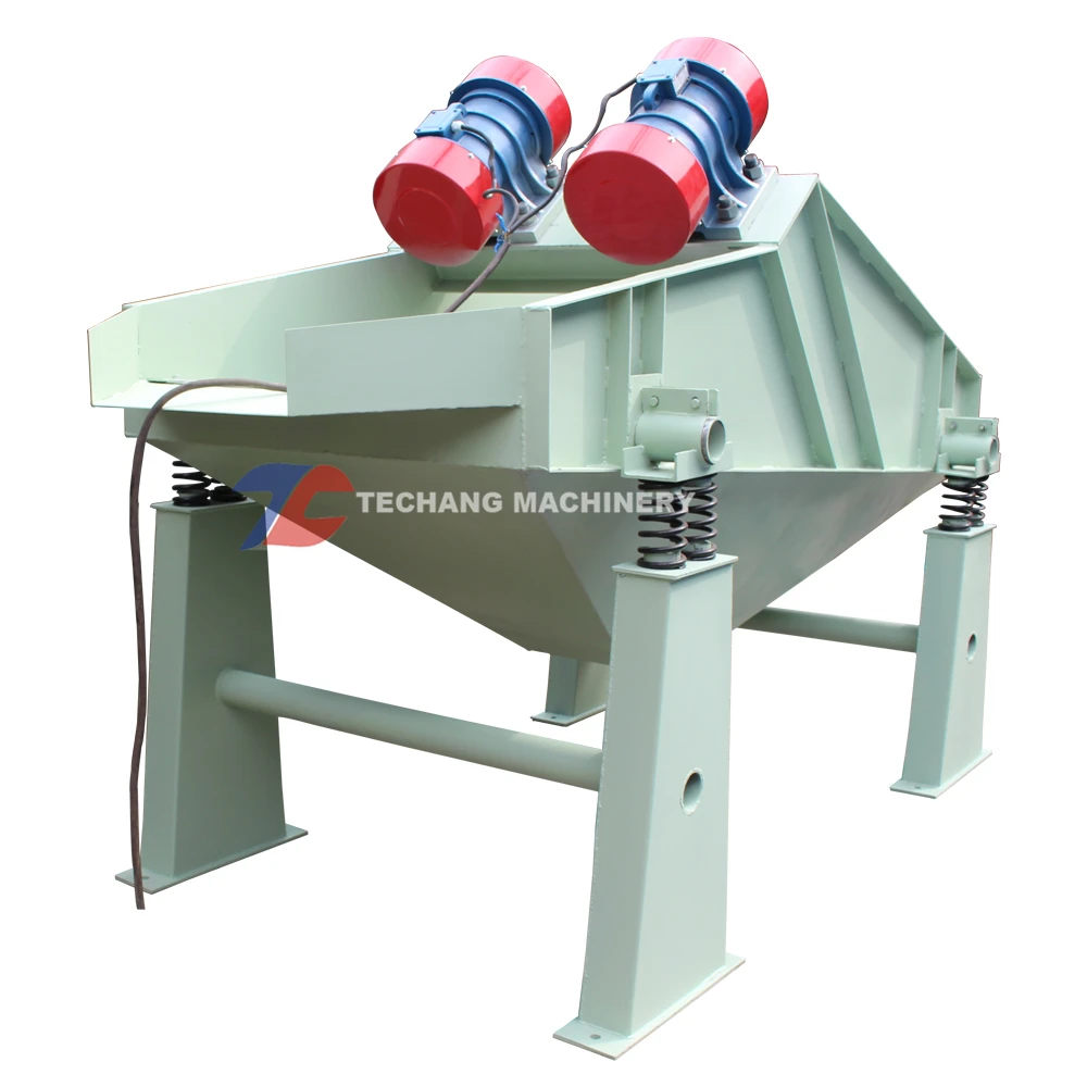 High efficiency dewatering type linear vibrating screen sieve machine