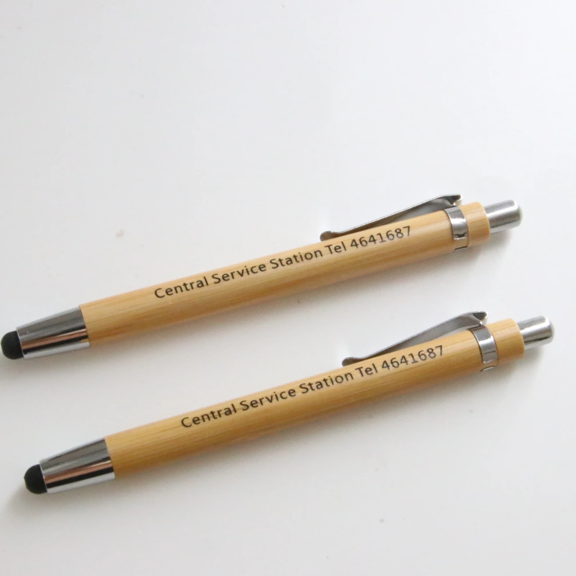 eco-friendly ballpen bamboo pen boligrafo personalizado  pen with custom logo canetas