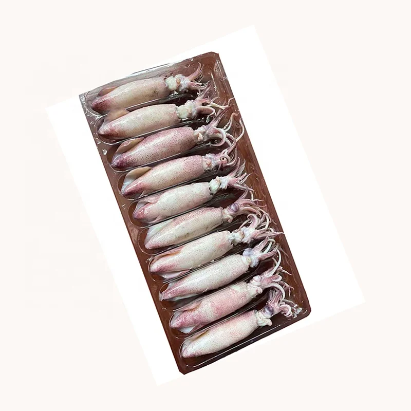
Frozen boiled loligo WR California loligo full roe from China for sale 38-40g 