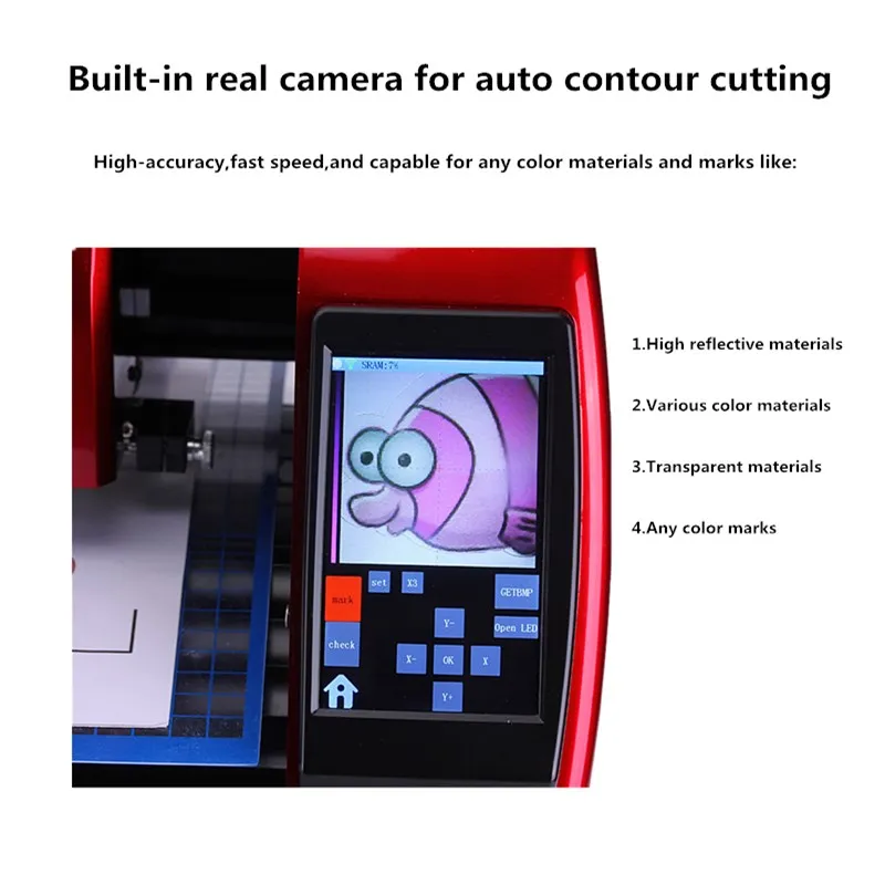 Skycut Camera 2000g Force Auto Contour Cutting Plotter Vinyl Cutter