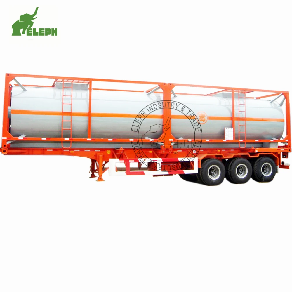 20ft топливный кислотный бак контейнер масляный для продажи