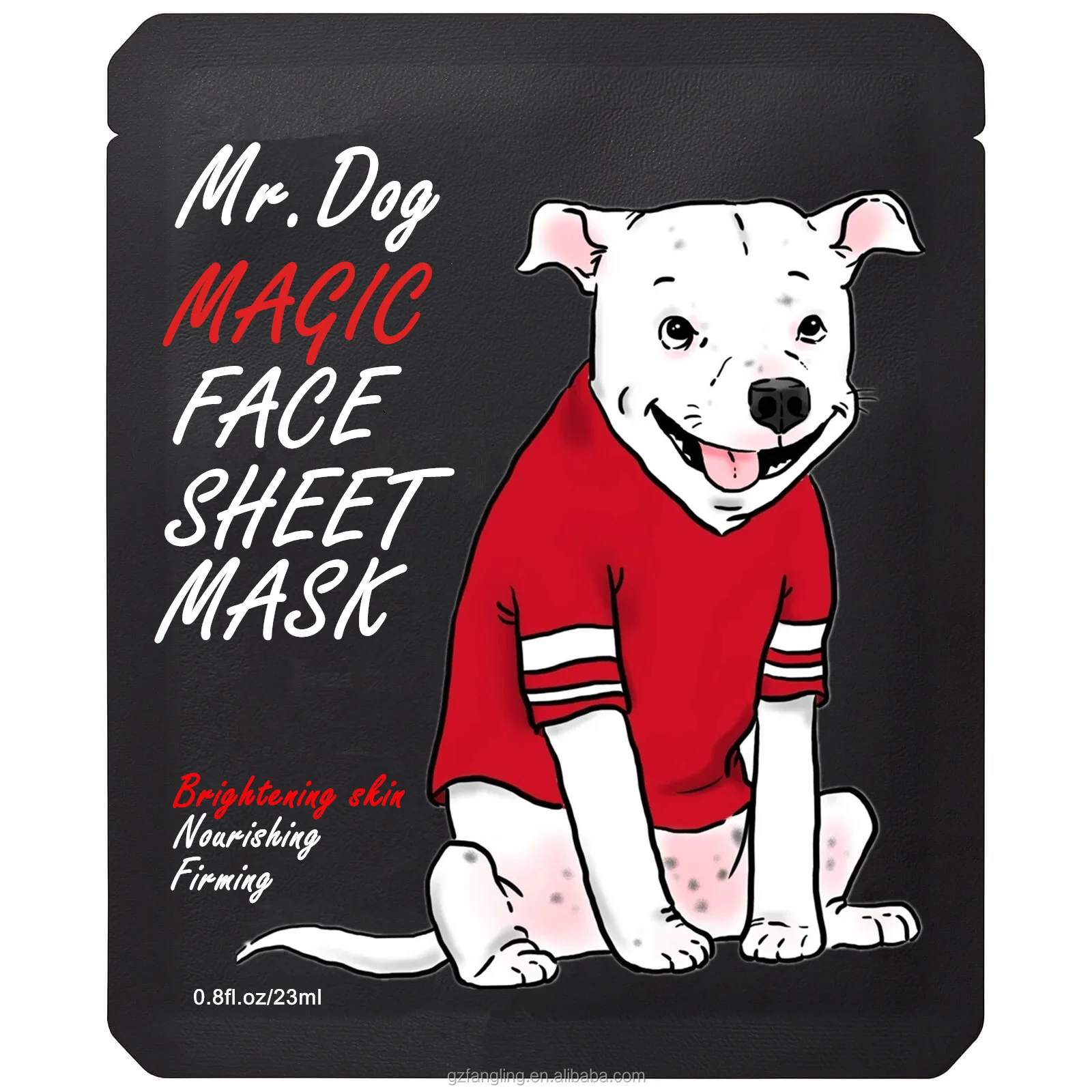 Alpaca Animal Facial Sheet Mask Character face sheet mask Infused With CBD Aloe Vera,TeaTree,Avocado,Vitamin,Honey