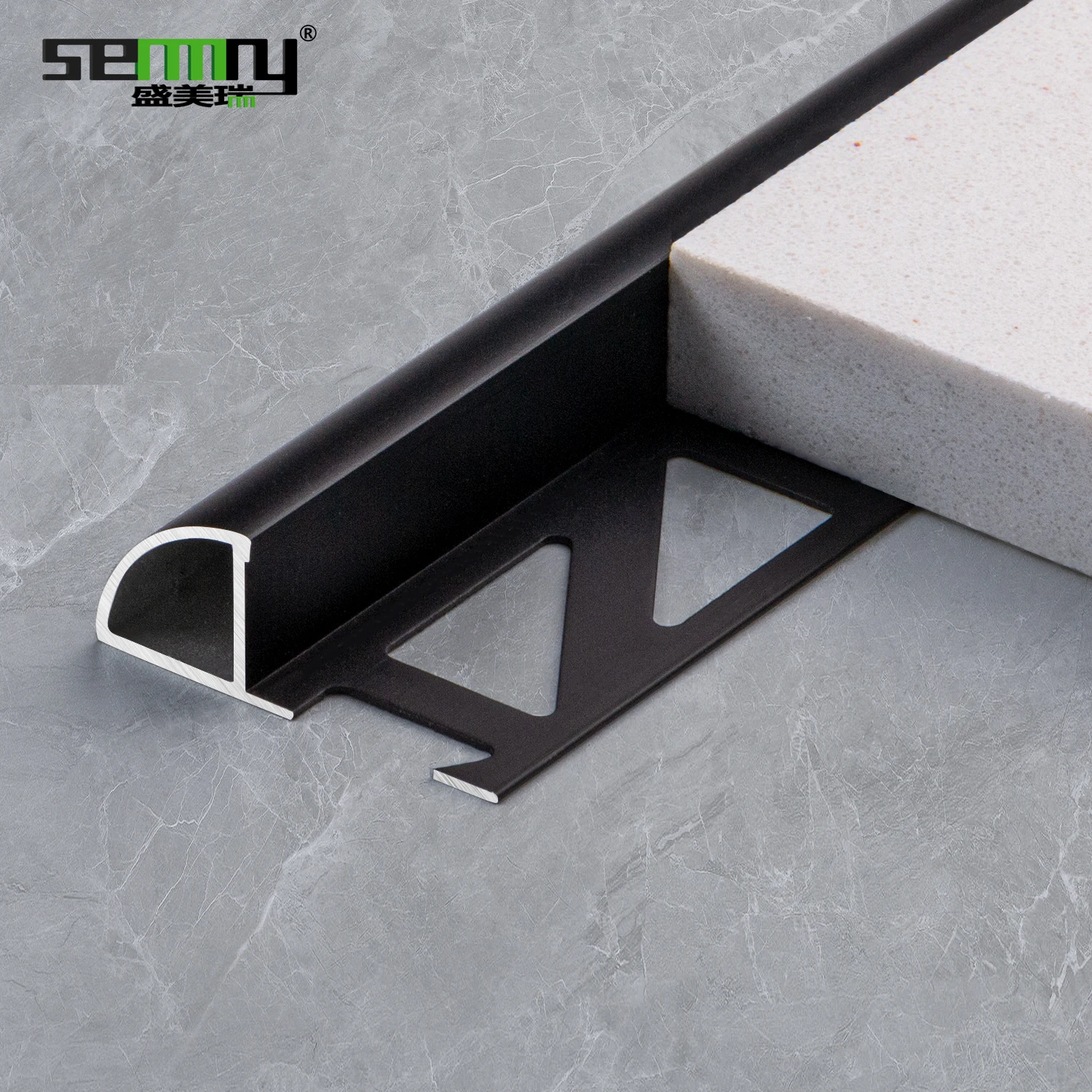 Drop shipping factory whosale price aluminium decorative strips corner ceramic tile trim tile trim ceramics