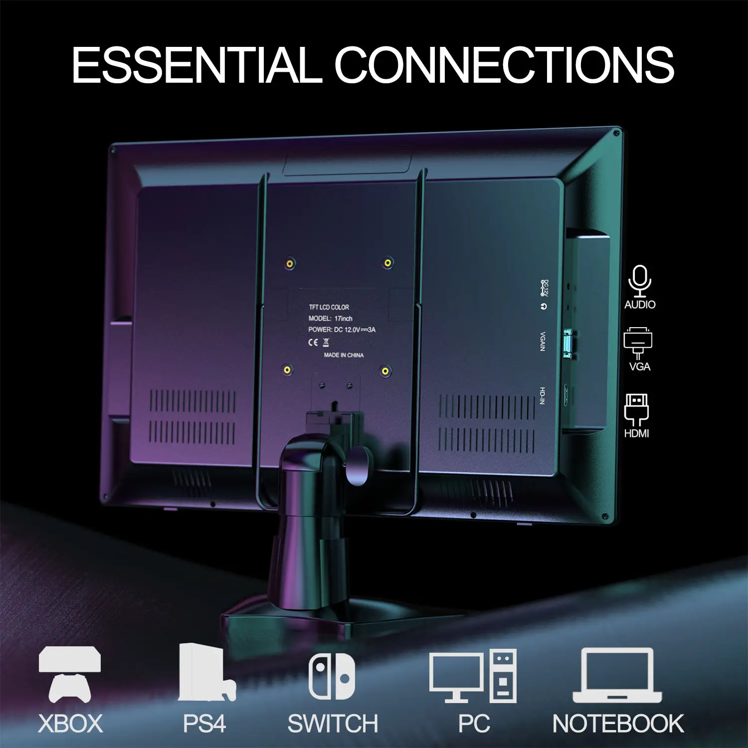 New Hot Selling Momonitor Lednitor Led 17 Inch Feihe Wholesale Factory High-definition LED Computer Monitor LED 17 inch