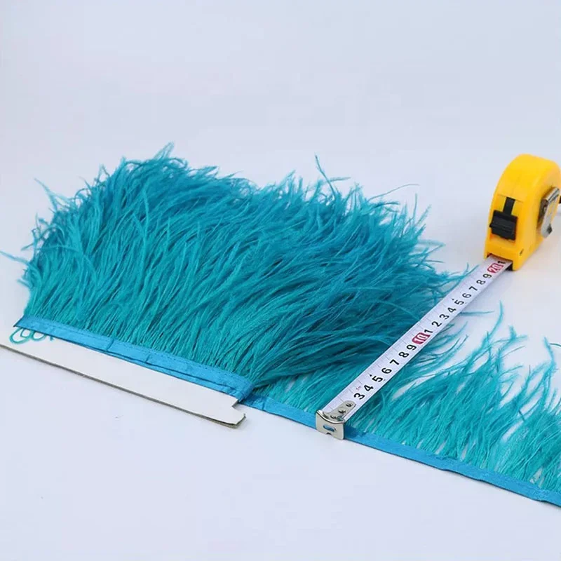 Custom Color Ostrich Fringe Trim Feather Millinery Carnival Supply