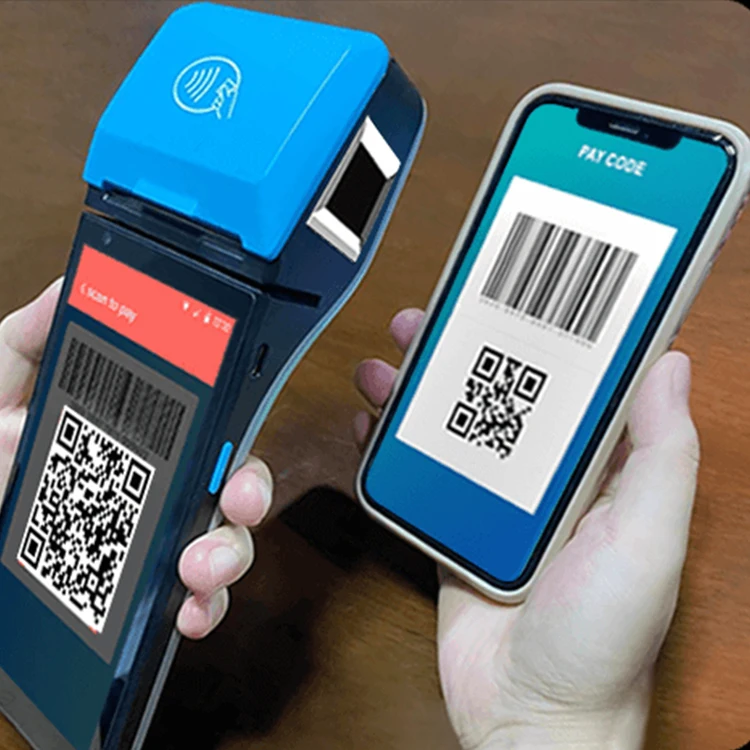 Handheld pos android terminal SDK POS Machine with 58mm thermal printer Z500