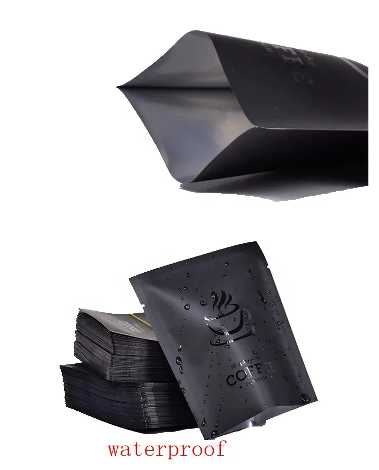 Custom Packaging Aluminum Foil Hanging Ear Coffee Drip Filter Paper Bag