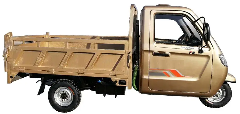 close cabin truck motocicletas de gasolina Triciclo Tricimoto model ZS-J7