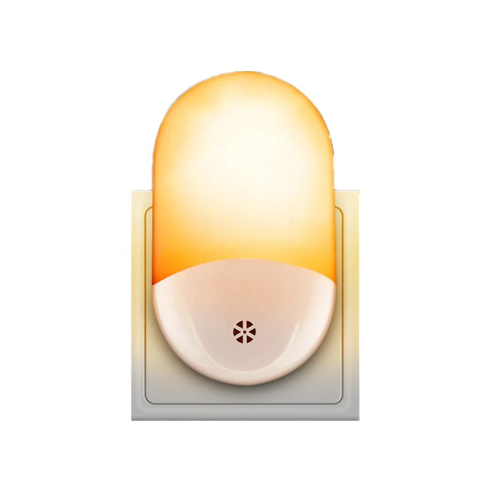 Plug in Wall Light Sensing LED Automatic Dusk Dawn Photocell Sensor Night Light Electric Bedside Smart Home Sensor Toilet Lamp