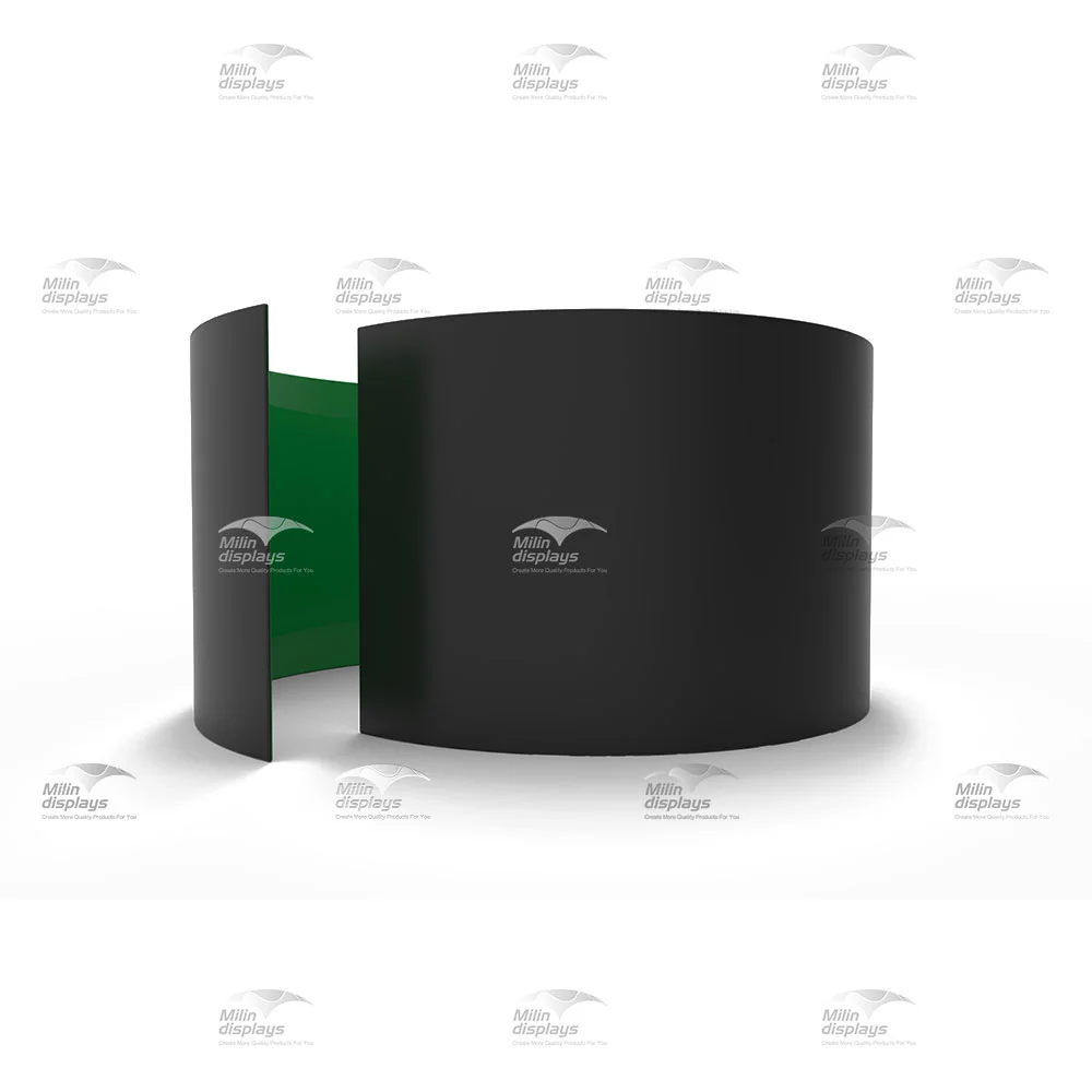 
13 x 8ft 360 rotating Photo Booth spiral enclosure Green Backdrop 