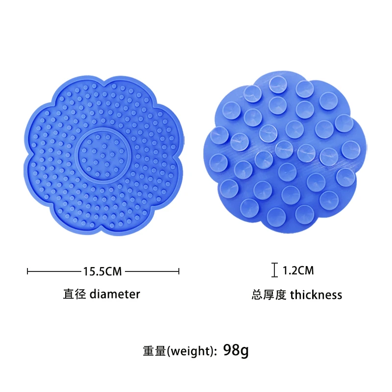 pet products Wholesale Portable suction cup Cat care Slow food mat Food grade silicone licking mat pet food mat