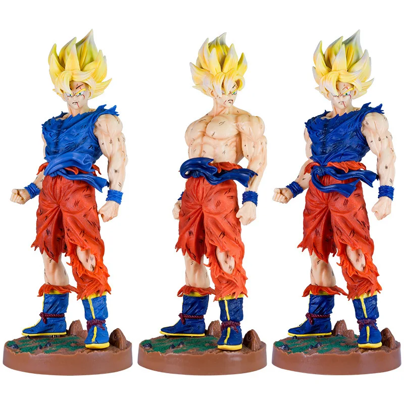 Новинка 43 см шарики дракона DBZ сын Гоку супер саинян коллекционная фигурка модель куклы из ПВХ аниме фигурки игрушки