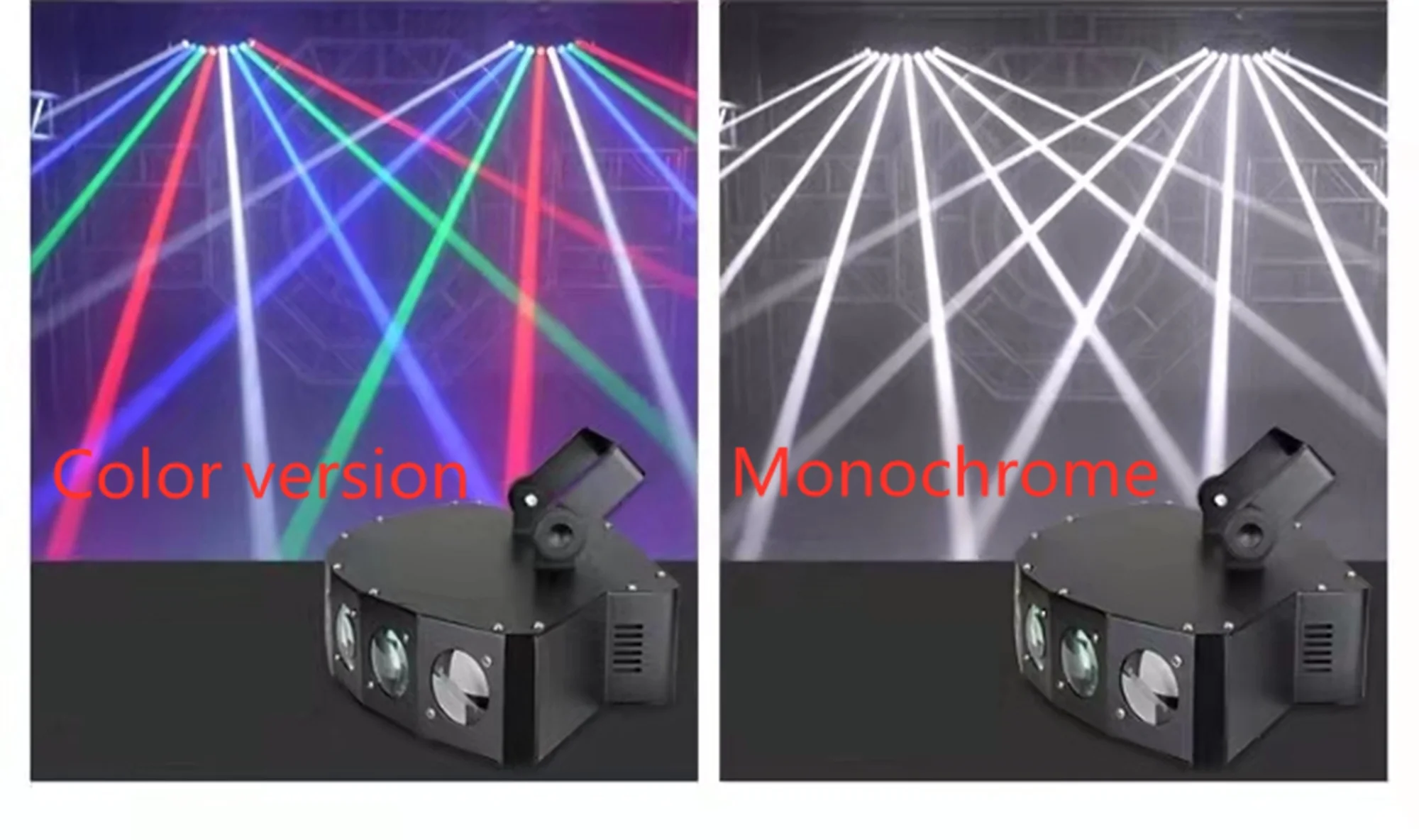 Disco 8-eye Beam Stage Light RGBW Fan-shaped DMX Strobe Dj bar LED Scanning Beam Effect Light