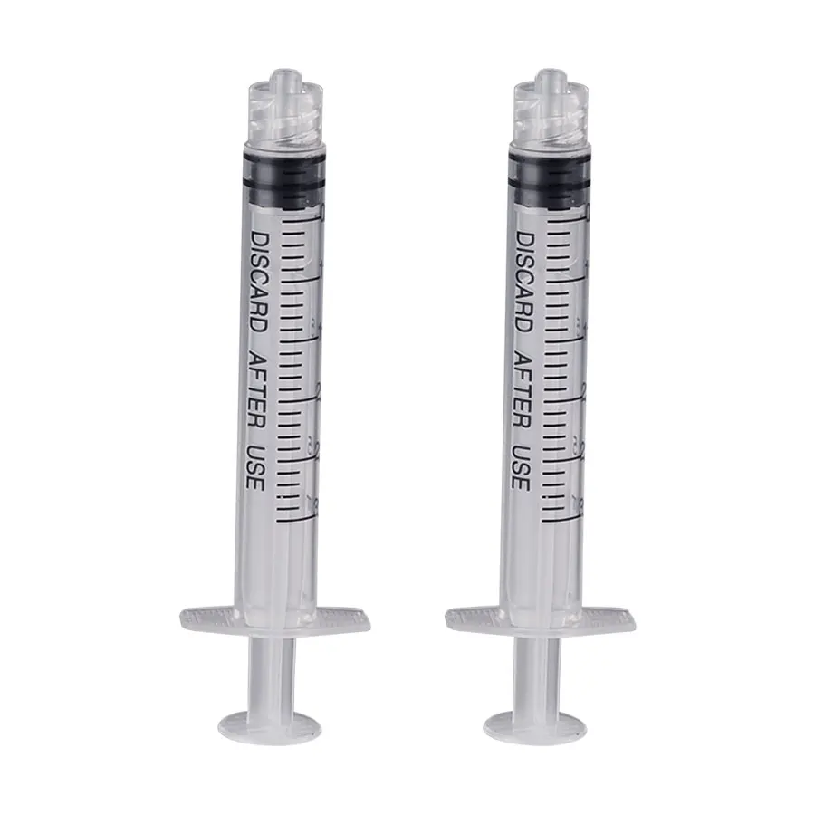 1ml 2ml 3ml 5ml 10ml 30ml 60ml Clear Plastic Disposable Oral or Enteral Syringes  Irrigator Syringes with Luer Slip Tip