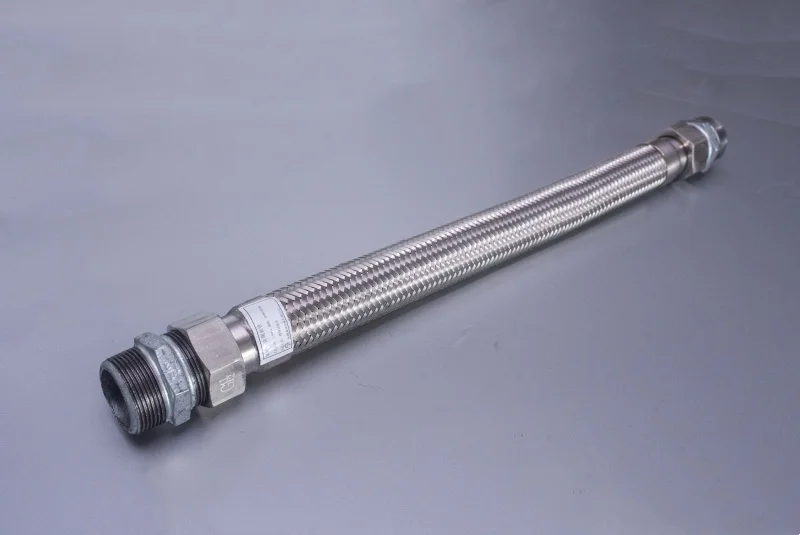 Silver Braided Hose Braided Accessories Stainless Steel Metal flexible stainless steel pipe