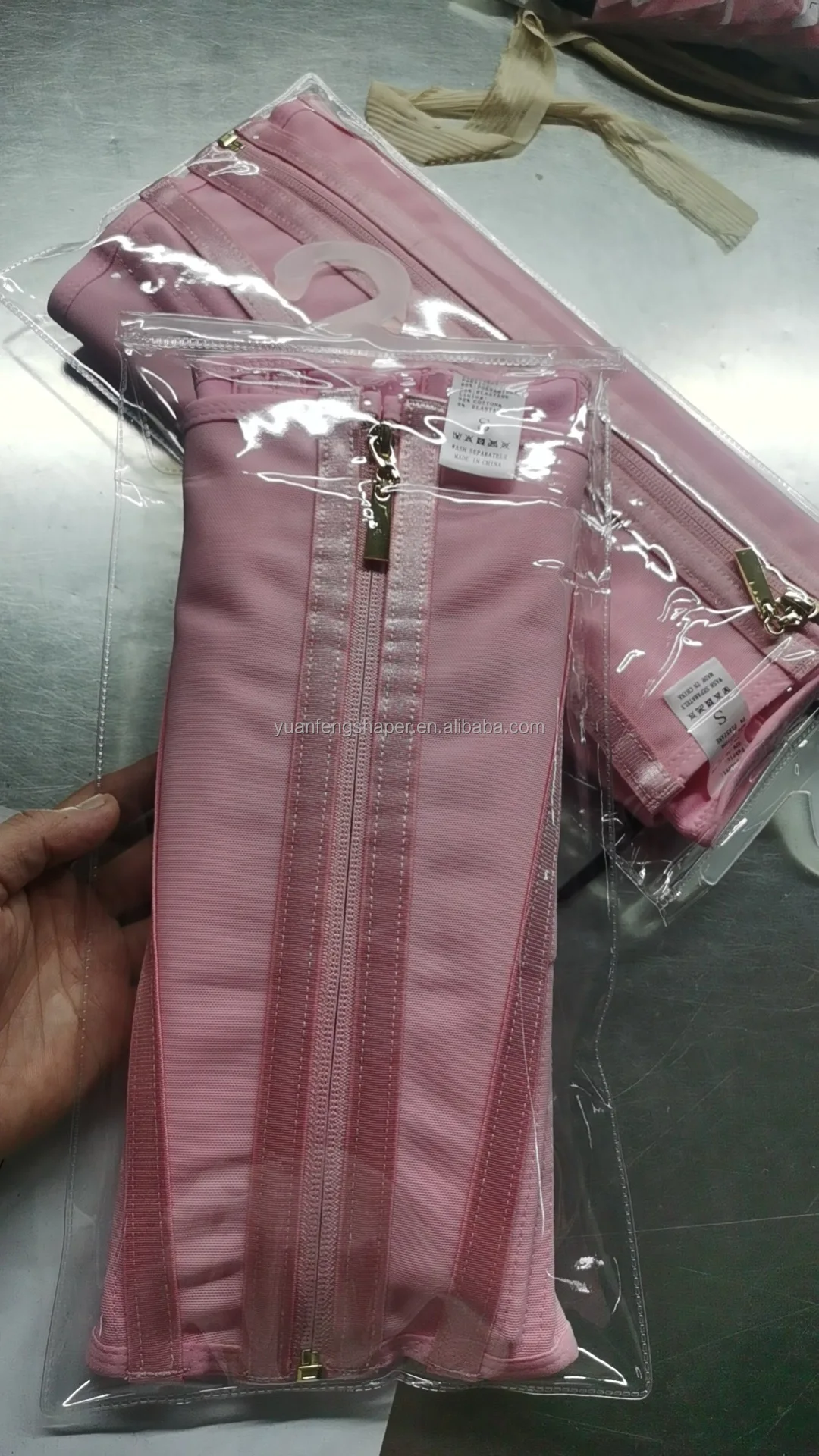 YUANFENG Fajas Shaper New Arrival PINK Breathable Fashion High Compression Fajas Waist Trainer  Shaper Tummy Control Corset