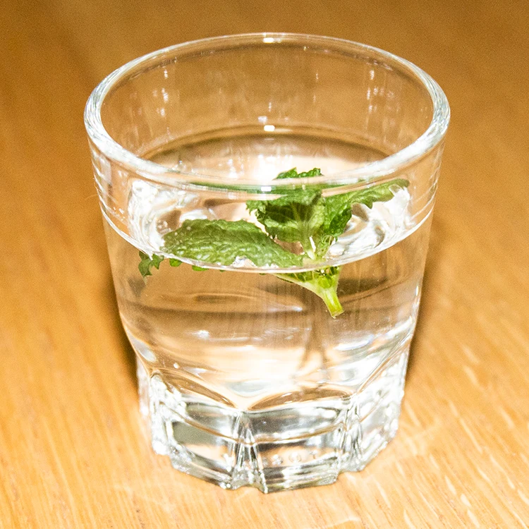 ABO 2 oz custom logo korean mini glass cup soju shot glass for vodka beer liquors drinking