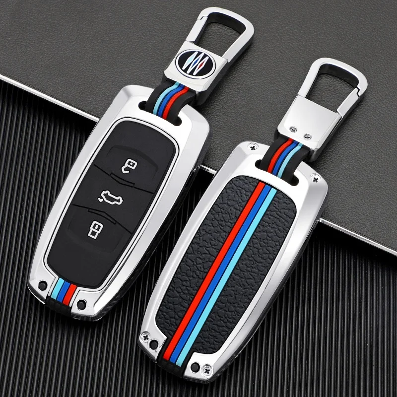 Factory Direct Selling Zinc Alloy Keychain For Geely Atlas Boyue NL3 EX7 SUV GT GC9 Emgrand X7 Borui Auto Holder Accessories