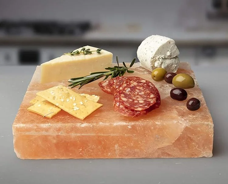 100% pure high quality Himalayan salt Block with tray for cooking and grilling 30*20*5cm salt brick