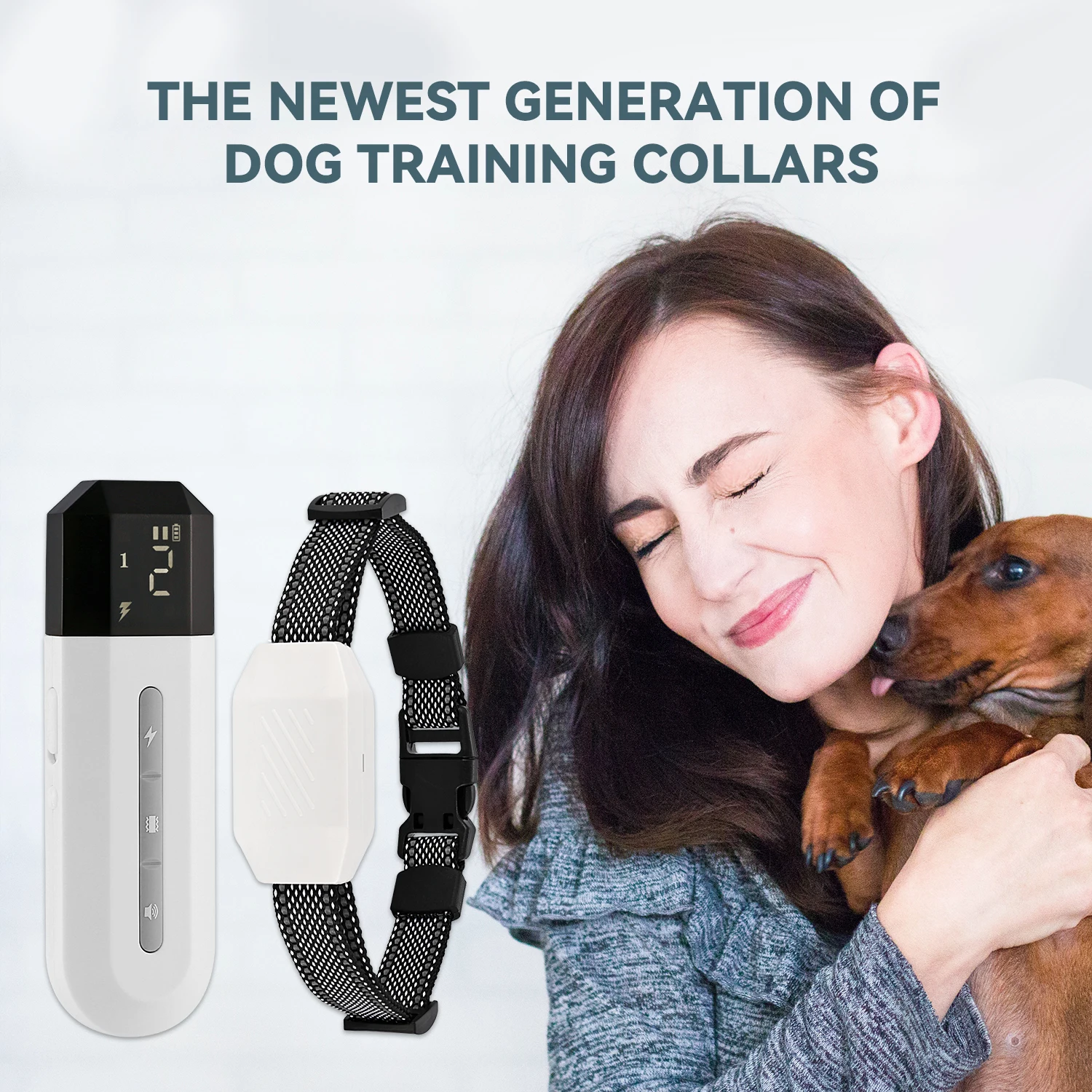 Anti-bark Dog Collar Beep Vibration Barking Control Collar No Shock No Bark Collar for Dog Training