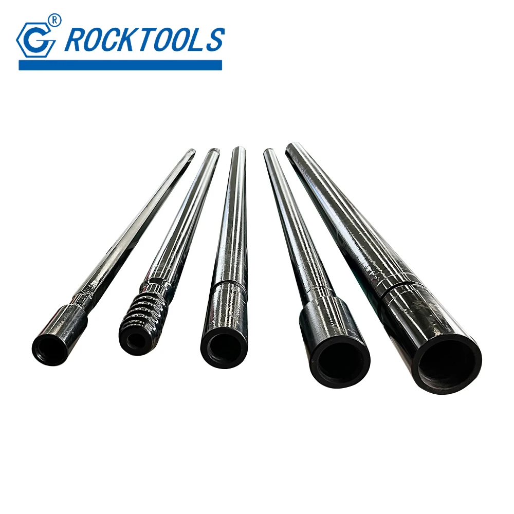 T38 T45 T51 Threaded Extension/Guide Tube Round MF Speed Drill Rod Quarrying for Drifting and Tunneling