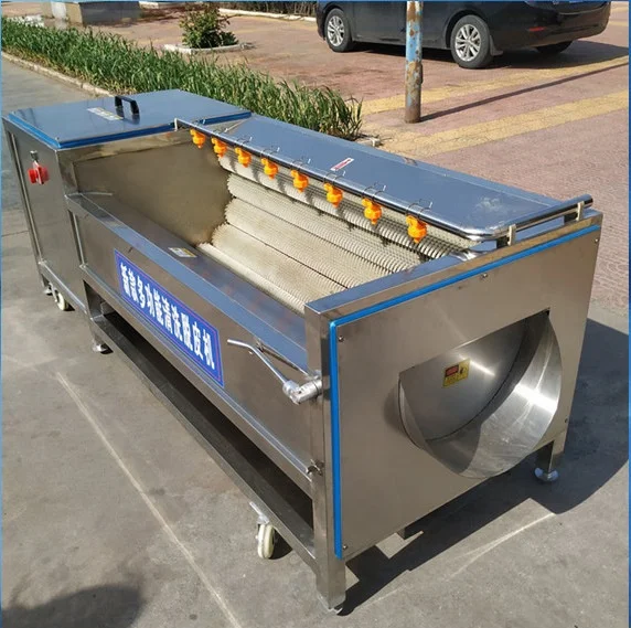 New Style Brush Roll Vegetable Cleaning Peeling Machine Carrot/Potato Washing Machine