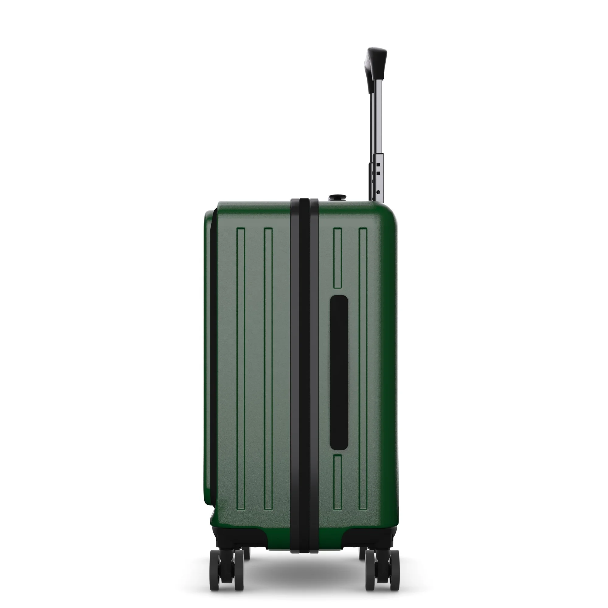 Custom ABS Hard Shell 3 PCS Front Open Carry on Koffer Travel Luggage Suitcase Sets