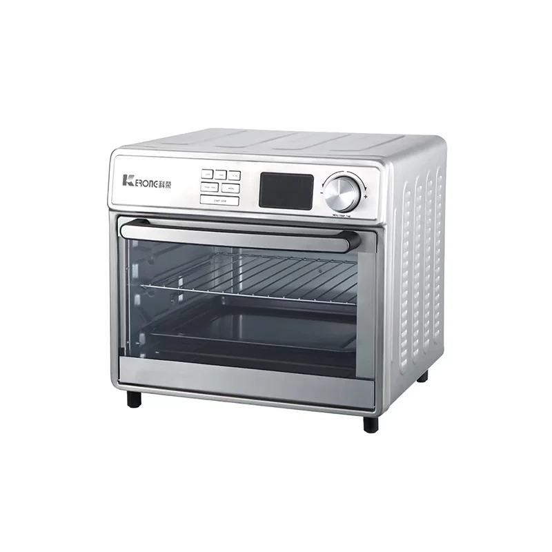 11 in 1 New Design Stainless Steel Air Fryer Oven with Observation Window Square 22L Home Kitchen Oven White Air Fryer