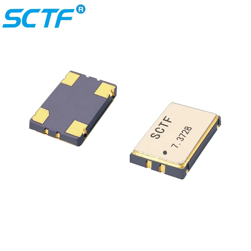 SCTF Electronic Components SMD Crystal Oscillator 3225 7.3728MHZ 1.8V to 3.3V 30PPM CMOS