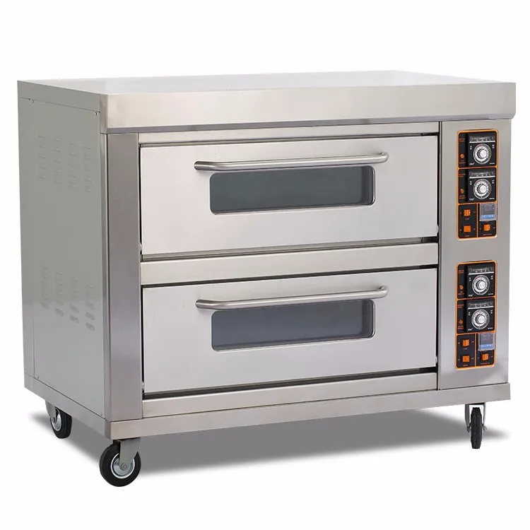 Commercial Industrial E26B Electric Cake Baking Oven Machine with 2 layer 6 trays kitchen equipment pizza bakery baking oven