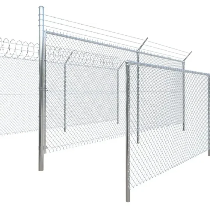 1100ft 8ft 8 foot 6 foot galvanized diamond fence cyclone wire mesh pvc black vinyl coated chain link fence roll 50ft