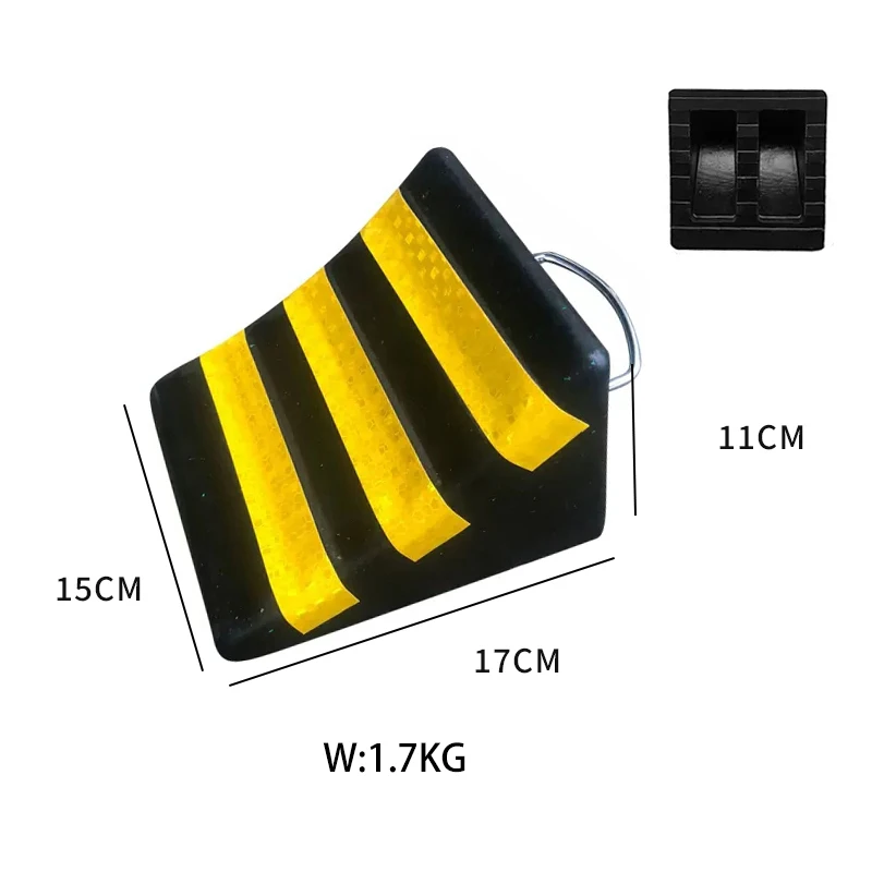 Hot Sale Car Rubber Trailer Truck Wheel Chocks Holder/Truck Stopper
