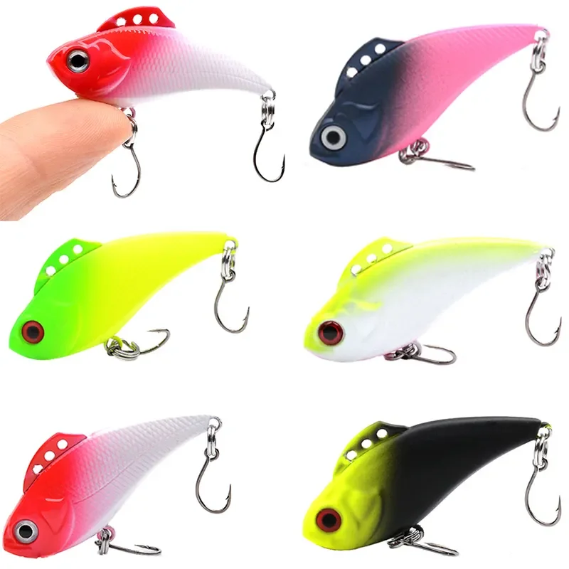 3.8g 4.1cm 5Colors Artificial Hard Fishing Bait VIB Fishing Bait For Freshwater Saltwater Casting Pesca Lures