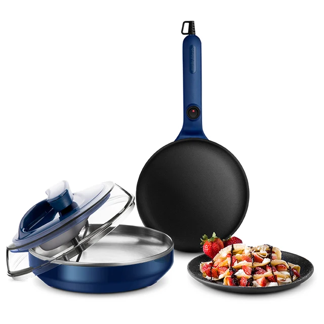 Durable anti-sticky easy to fall off anti-scald handle 20 seconds quick pancake machine