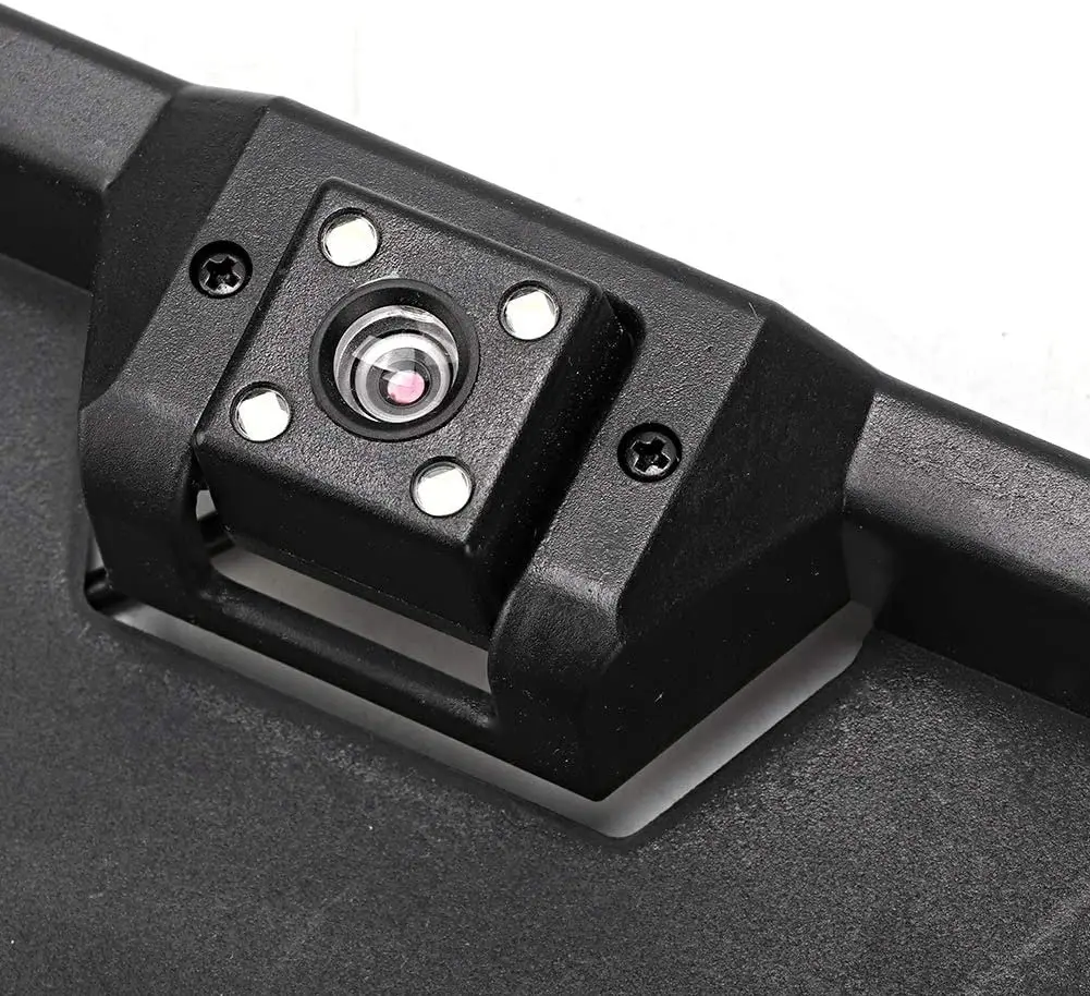 European Plate Frame Car License CCD Rear View Camera Parking sensor Two Reversing Radar and IR night vision wide ange camera