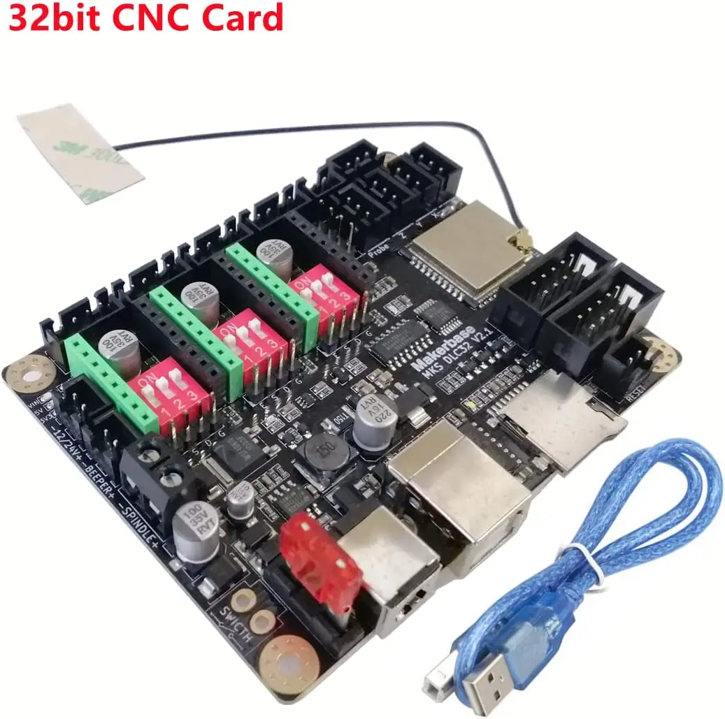 YouQi МКС DLC32 V2.1 grbl плата контроллера ЧПУ 3 оси контрольная карта 32 бит ESP32 совместим с щит UNO R3 для лазерной гравировки