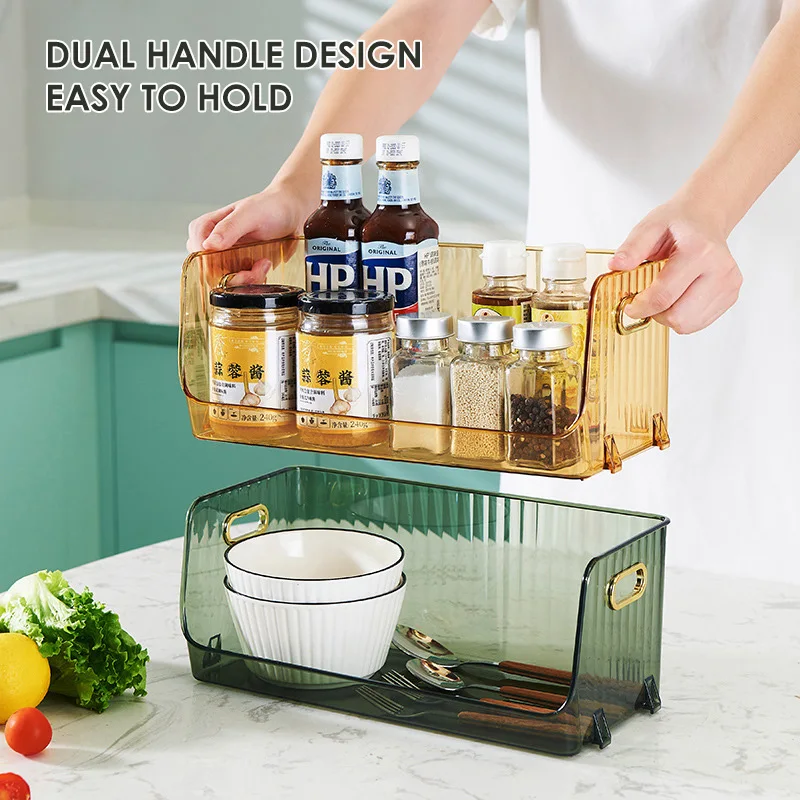 Wholesale Home Bathroom Movable Plastic Transparent Desktop Cosmetics Storage Shelf Rack Holder Multifunctional Racks