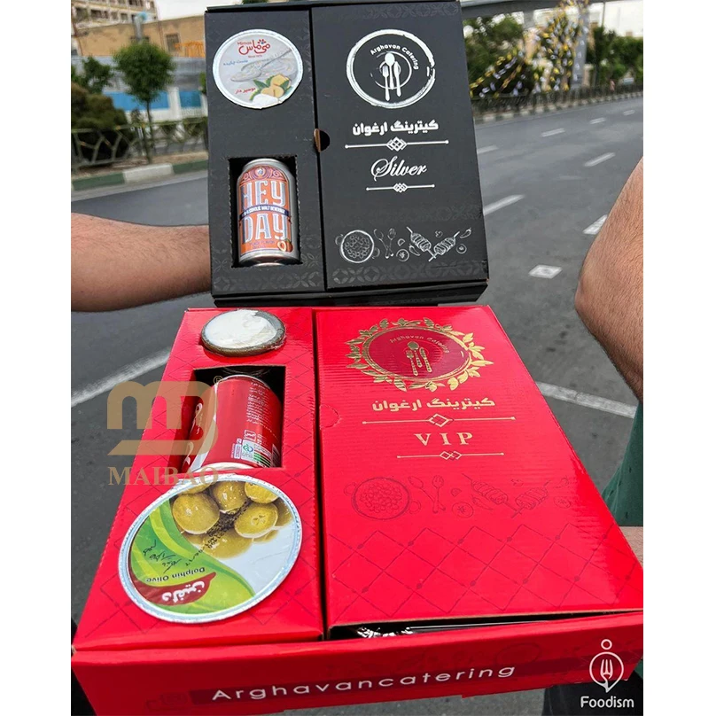 Популярные товары для тушения на Ближнем Востоке персидский рис koofteh Tabrizi chelo kabab бумажная коробка упаковки отделение из алюминиевой фольги