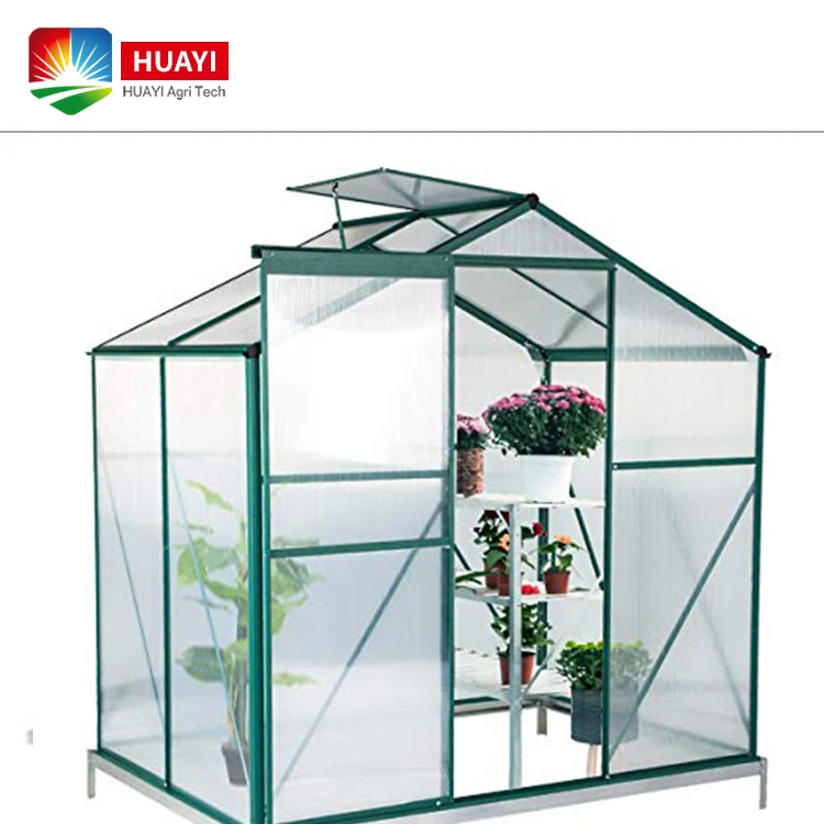 Backyard Green House Professional High Quality Aluminum PC Garden Greenhouse Different Sizes