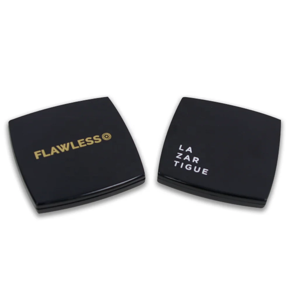 Wholesale Compact Pocket Cosmetic Mirror Foldable Square Shape Plastic Private Label Pocket Mirror