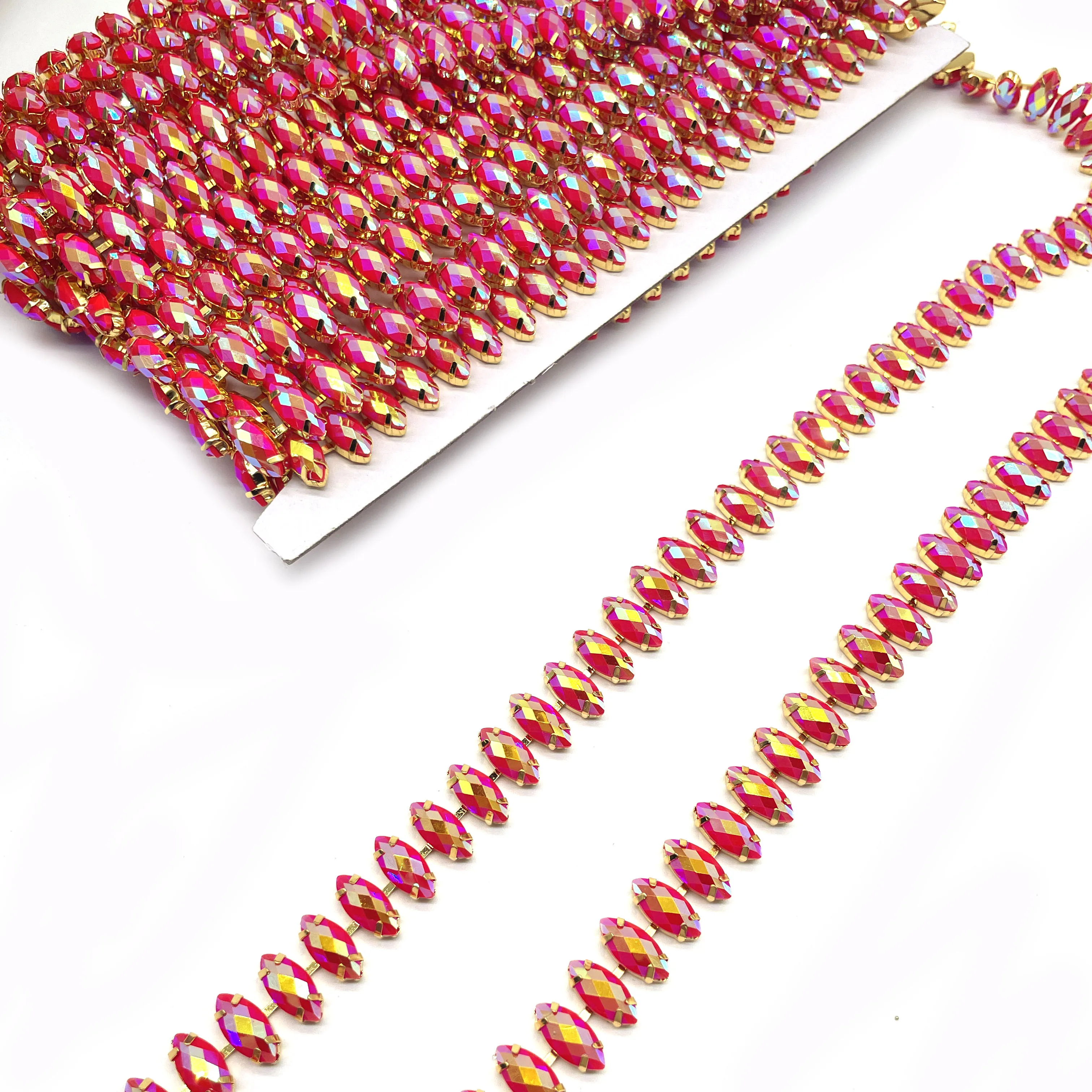 2025 Rhinestone Crystal Tassel Jewelry Trimming for Shoes Bags Carnival Costumes Tailoring Materials for Costume Processing